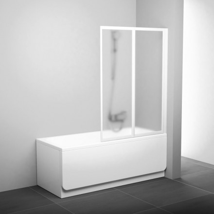 Шторка для ванны Ravak VS2-105 белый transparent